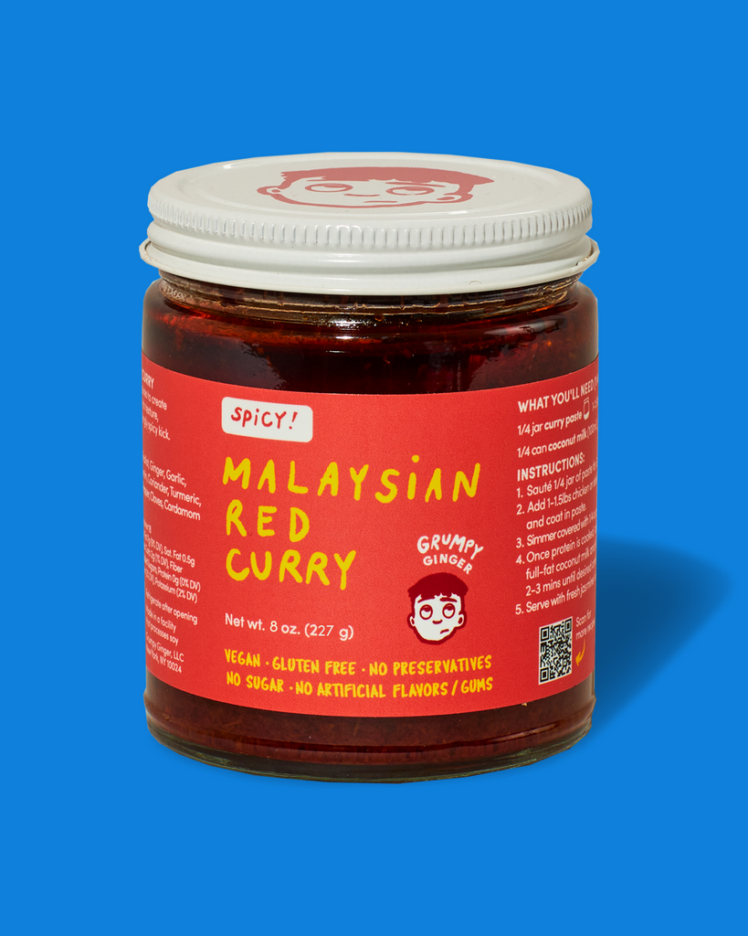 Red top curry can
